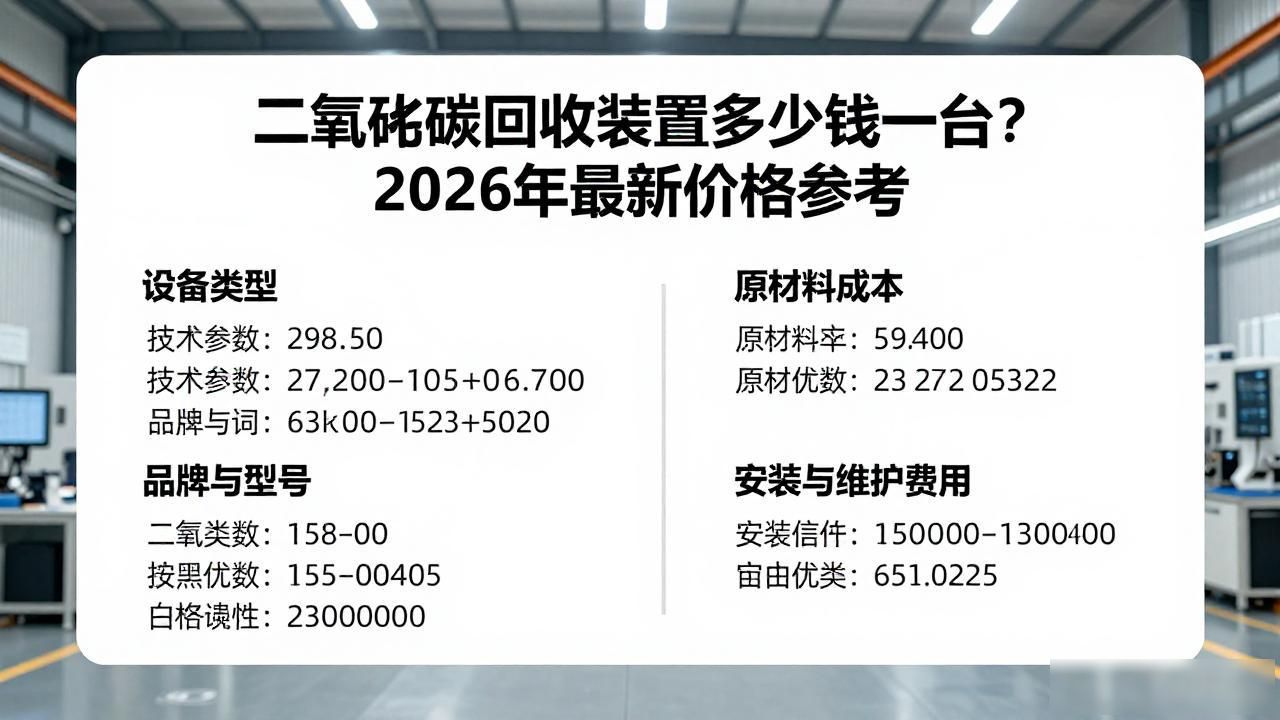 二氧化碳回收设备_二氧化碳回收装置价格_二氧化碳回收装置价格及图片