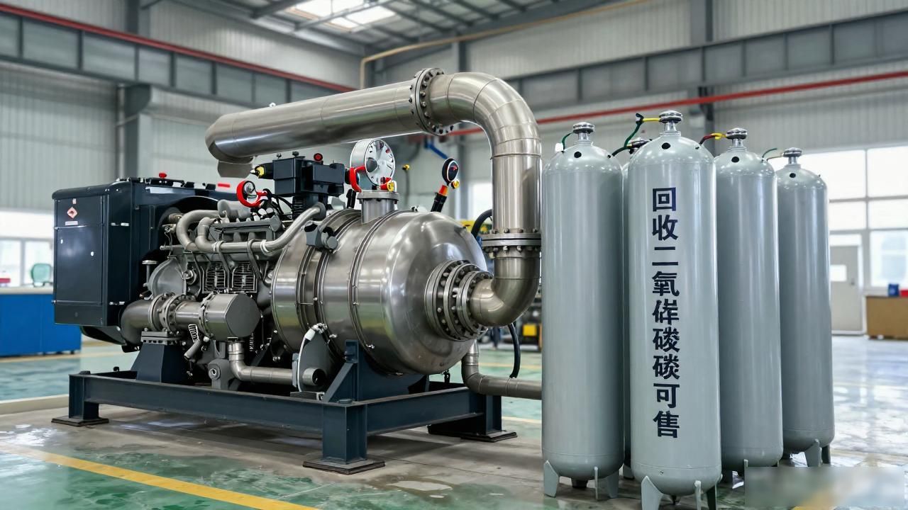 柴油机尾气二氧化碳回收_二氧化碳柴油回收尾气机图片_二氧化碳柴油回收尾气机的作用