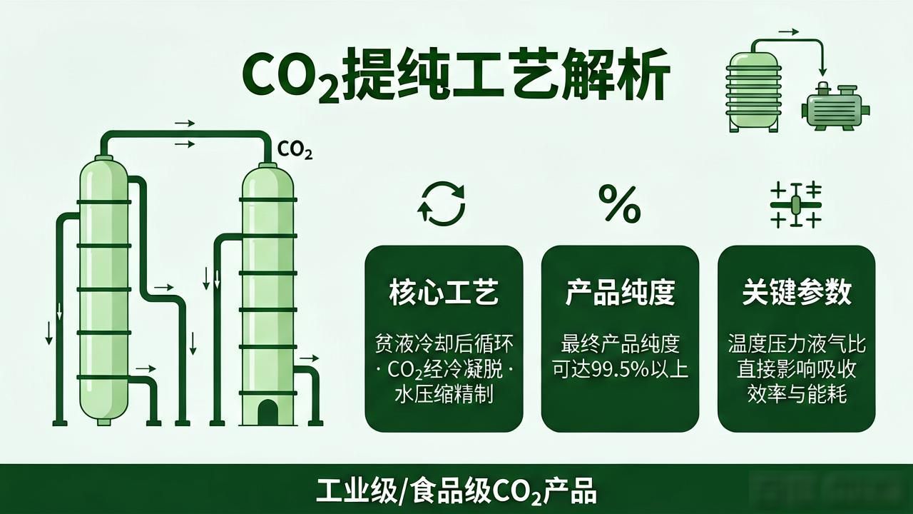 二氧化碳化学吸收提纯法的原理_化学吸收法二氧化碳提纯_二氧化碳吸收与解析工艺