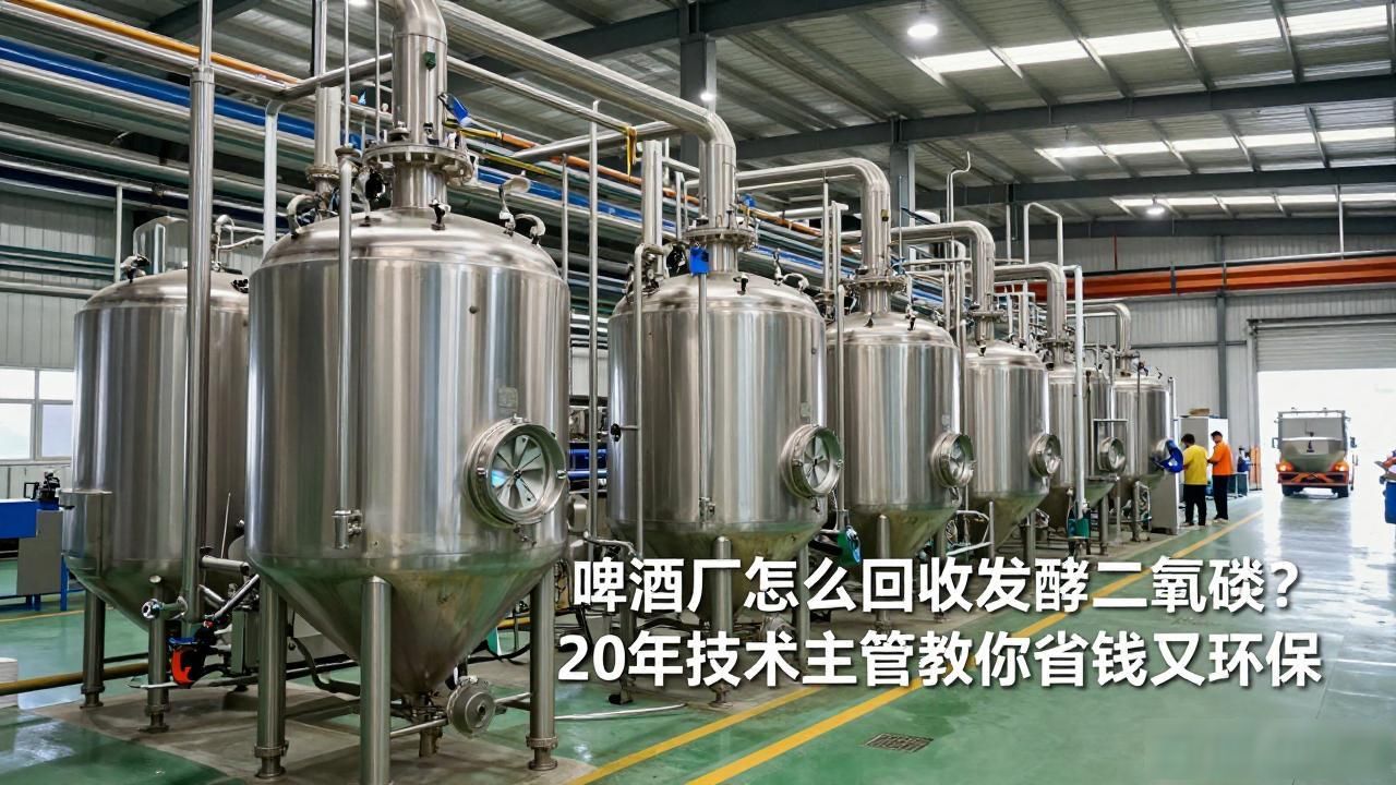 啤酒厂二氧化碳再生什么意思_啤酒厂二氧化碳回收量的计算_啤酒发酵二氧化碳回收设备